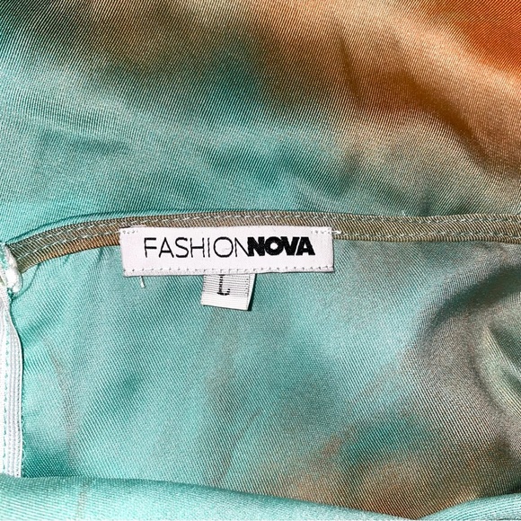 Fashion Nova Satin Mini Dress - Picture 4 of 5